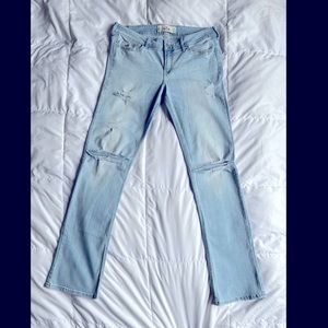Hollister Boot Cut Distressed Jeans